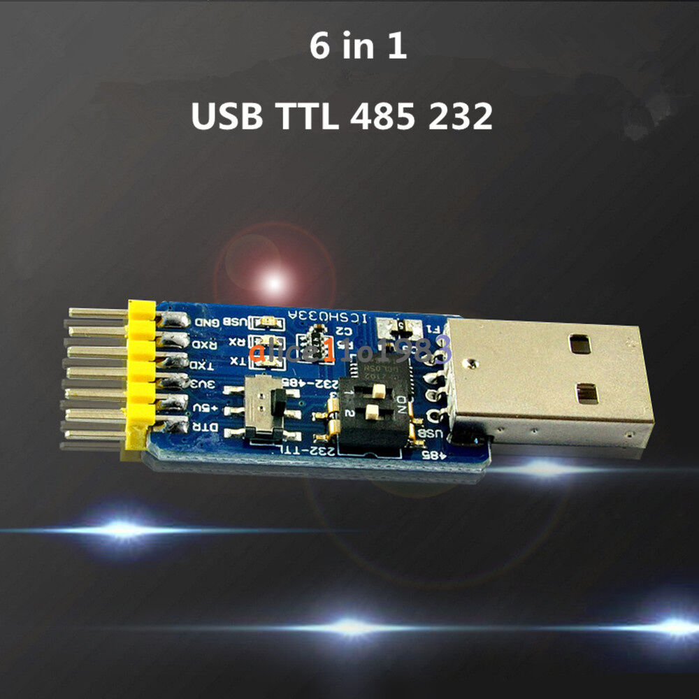 USB CP2102 to TTL RS232 USB TTL to RS485 Mutual Convert 6 in 1 Convert Module