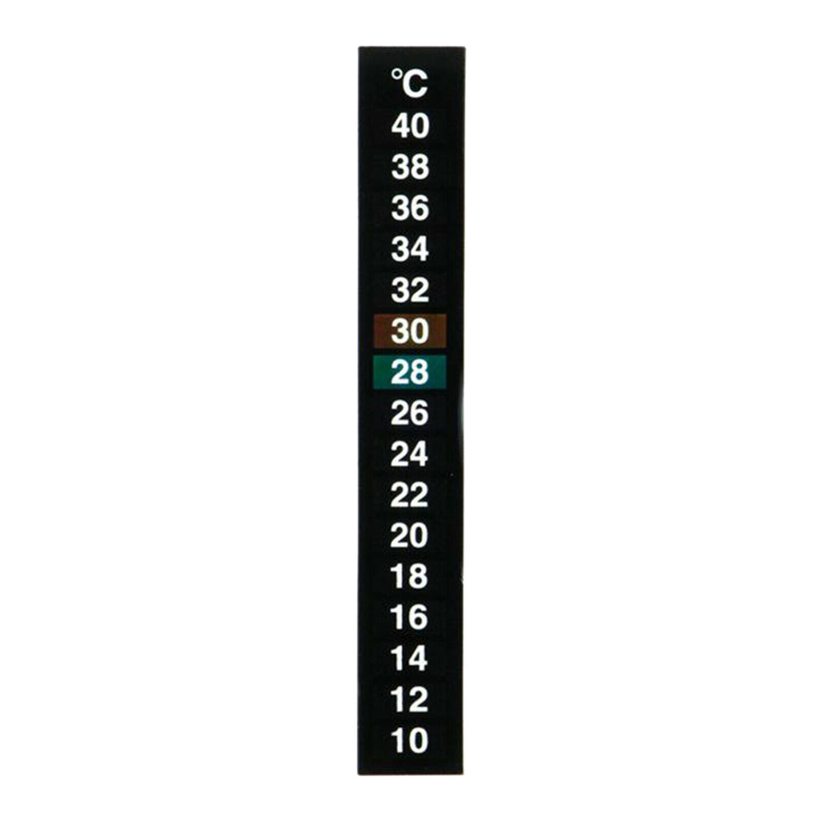 5pcs Thermometer Strip, Adhesive Strip Thermometer, Aquarium Thermometer