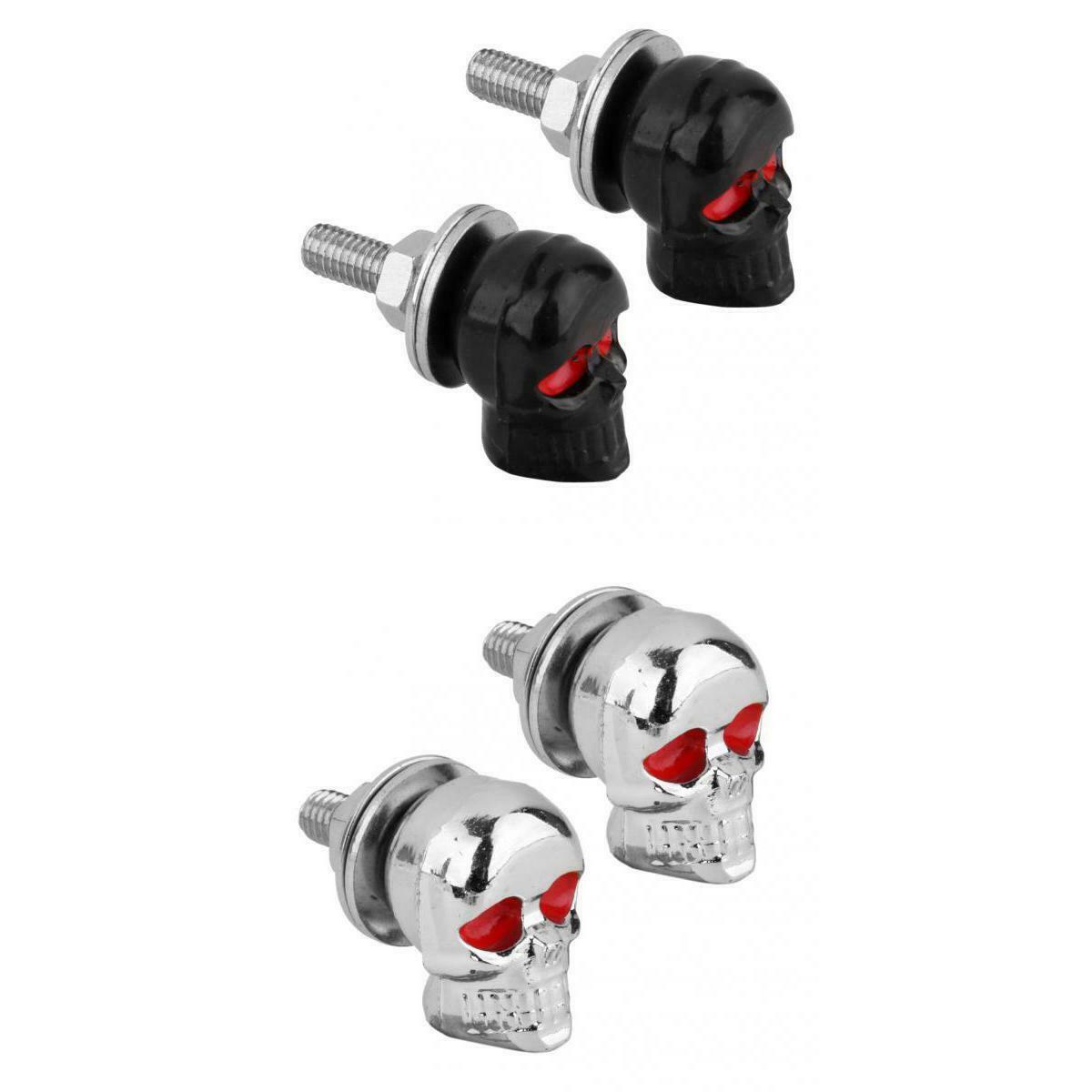 4 Pieces Stainless Steel, 6mm License Plate,  Screws, Motorcycle Fasteners,