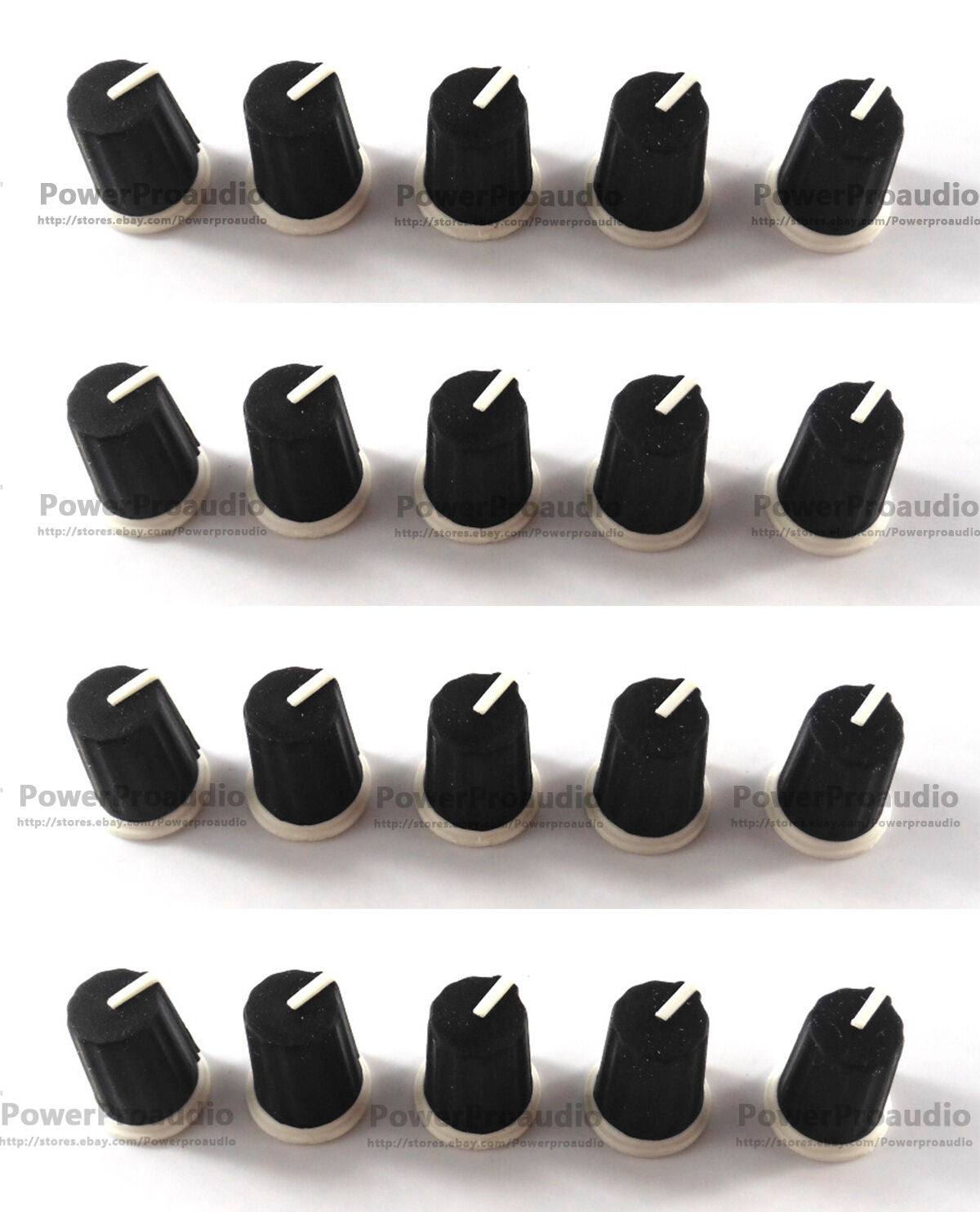20PCS Black EQ Rotary Knob DAA1176 DAA1305 BLACK For Pioneer DJM800 900 2000 NXS