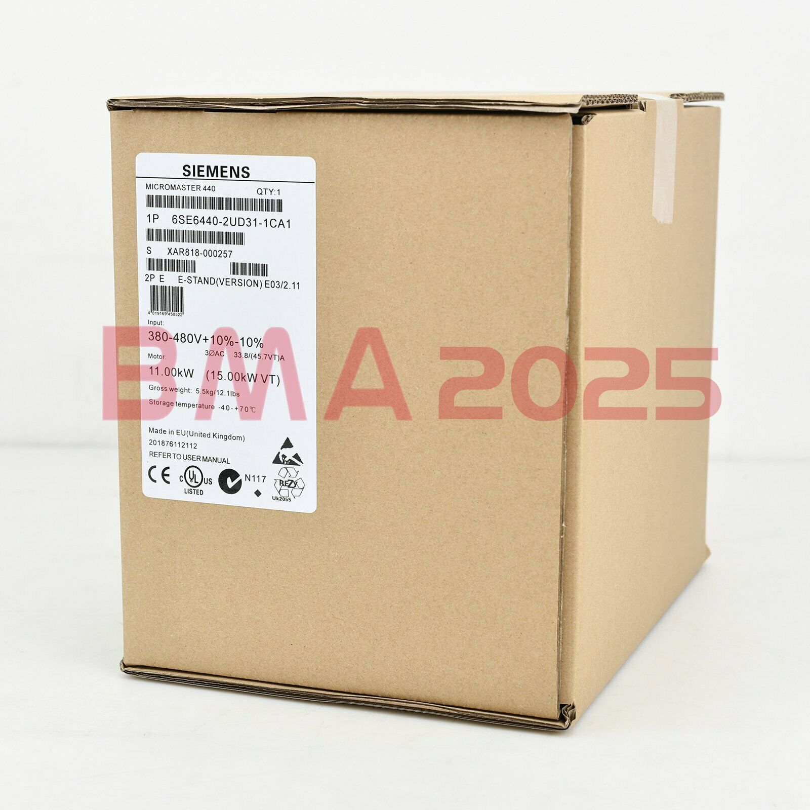 1PC Brand New sealed 6SE6440-2UD31-1CA1 one year warranty DHL free ship SM9T