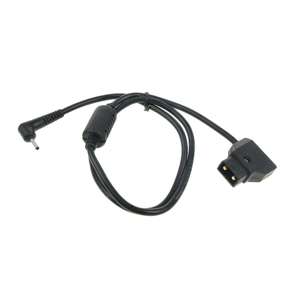 For BMPCC 4K Power Cable Coiled, Battery Pack DC Coupler Cord 5.5x2.5mm + D-tap