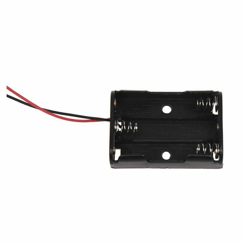 Replacement 3 x 1.5VAAA Plastic Battery Case Holder Wire F9E2E2