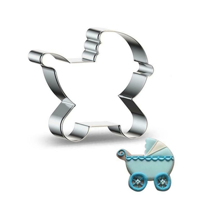 11pcs Baby Shower Cookie Cutter Stainless Steel Biscuit Molds