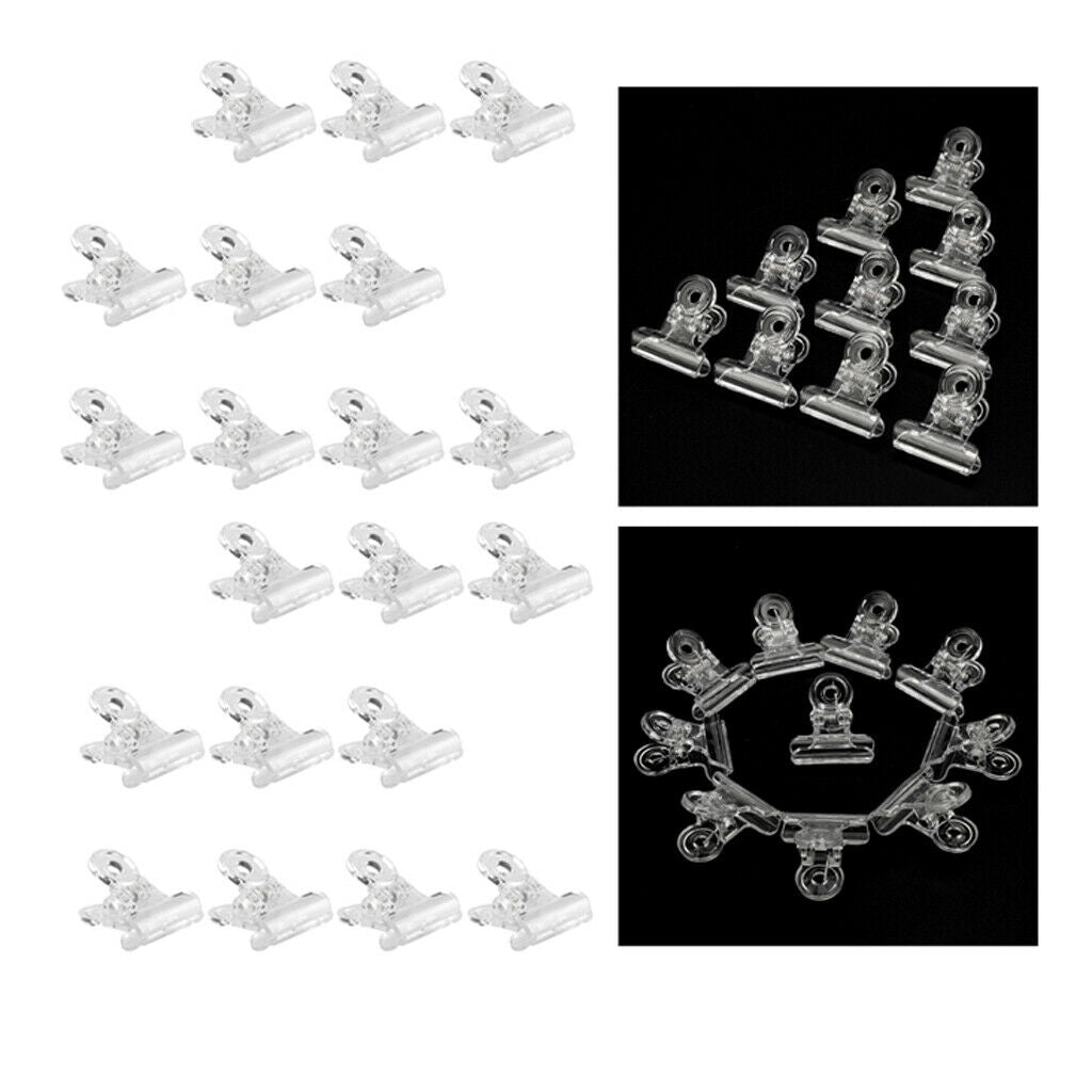20X Premium Comfort Acrylic Nail Polish Remover Clip Nail Art Soak Off Clip