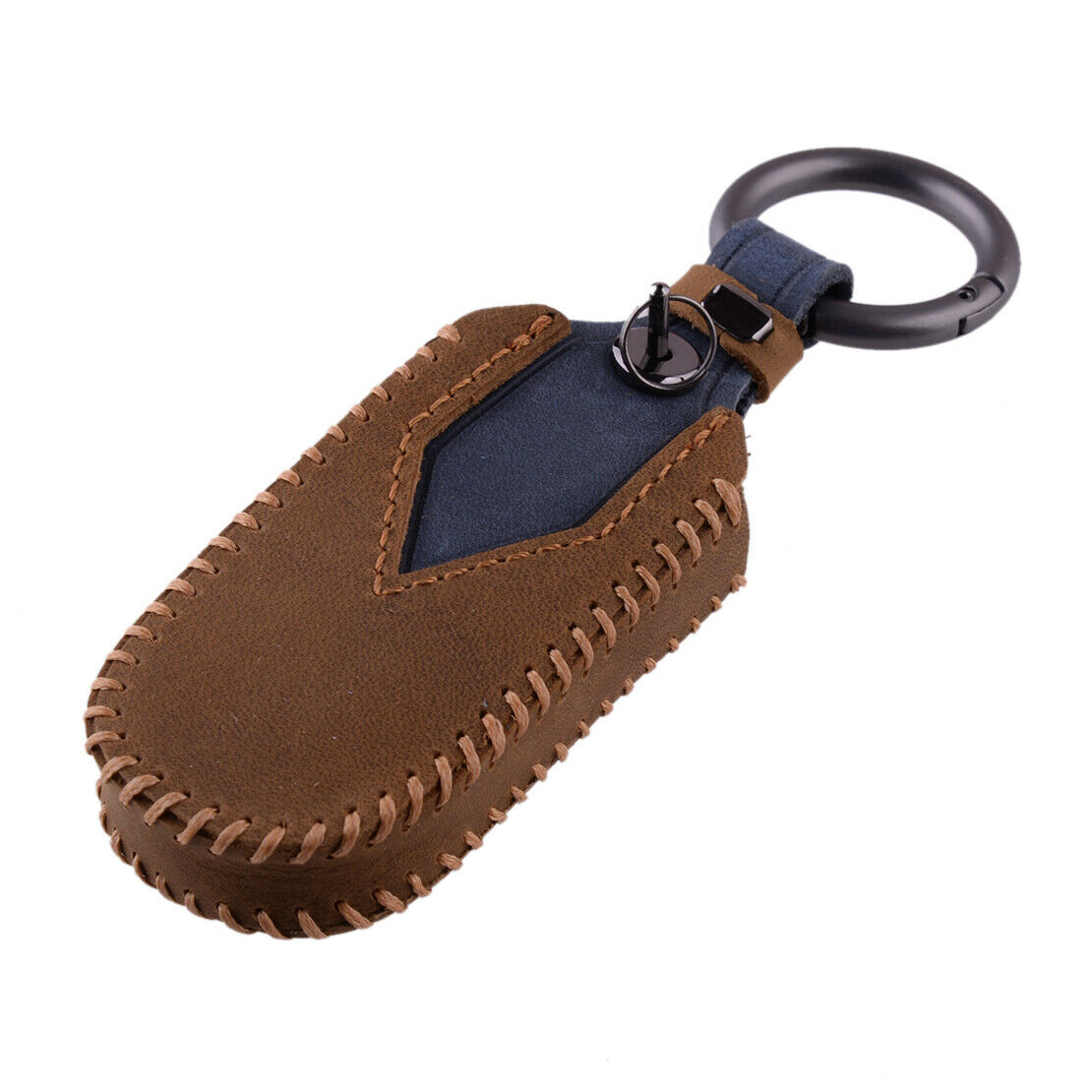 Leather Remote Smart Key Fob Case Cover fit for Dodge Durango Chrysler 300 etc
