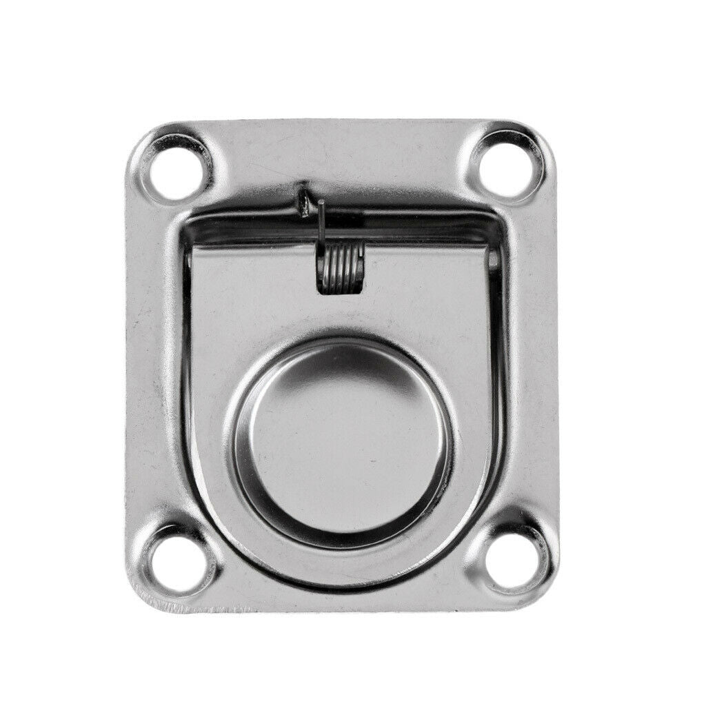 Boat   Marine   Stainless   Hatch   Deck   Cabinet   Pull   Lift   Ring   Handle