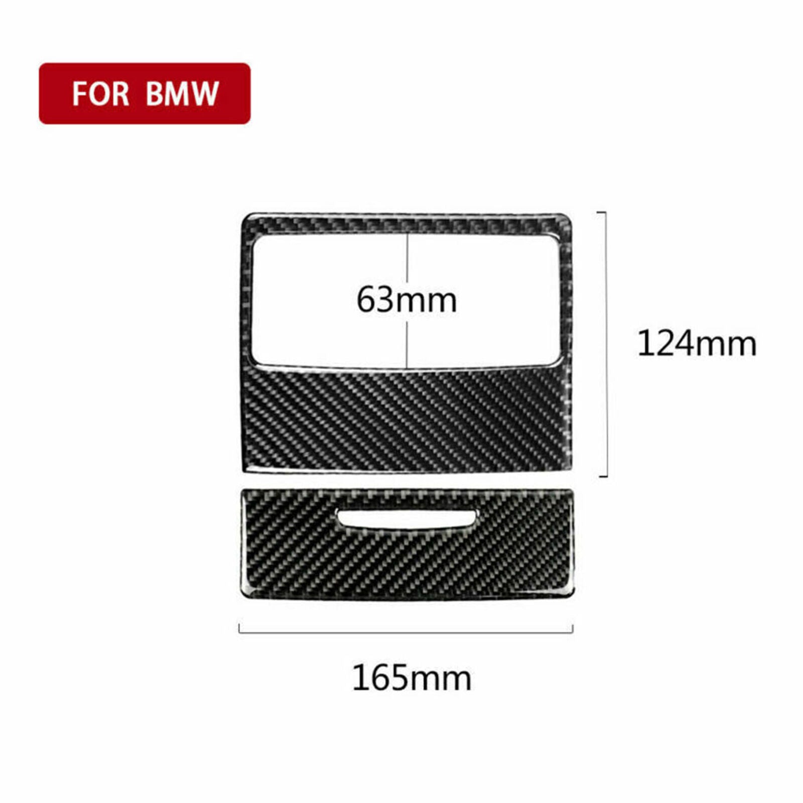Carbon Fiber Style Rear Air Vent Outlet Cover Trim For BMW 3 Series E90 05-12 US