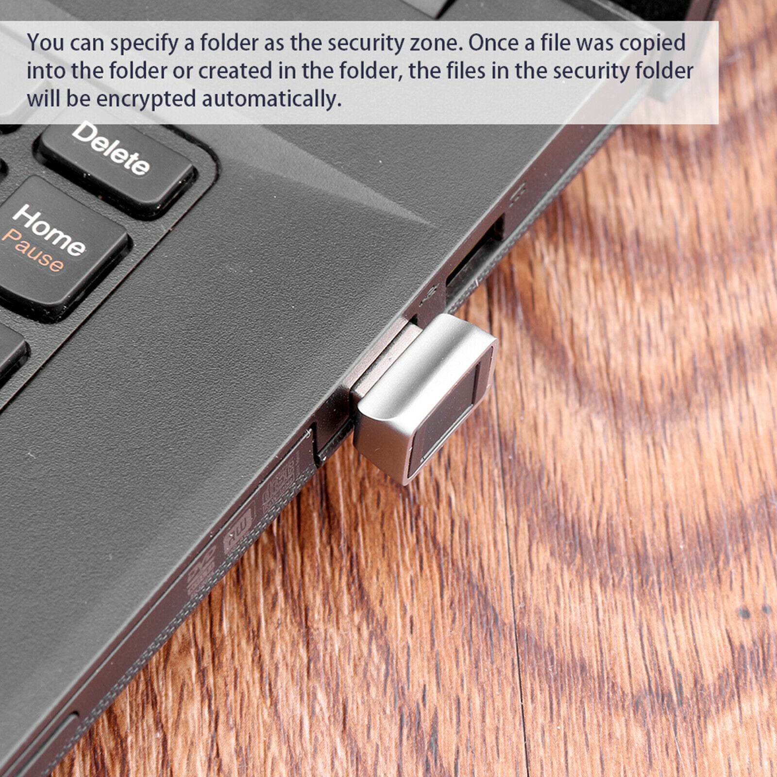 USB Fingerprint Reader Login Matching Laptops Sign-in Lock Security Key
