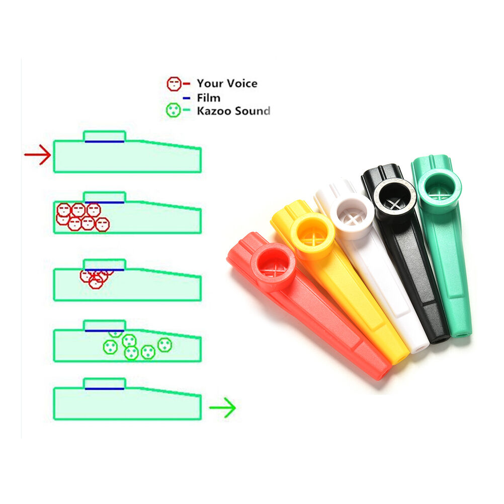 Plastic Kazoo Classic  Musical Instrument For All Ages Campfire Gatherin.l8