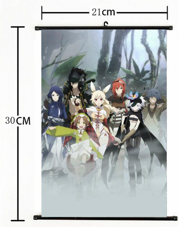 Hot Japan Anime  Rokka no Yuusha  Wall Poster Scroll Home Decor 527