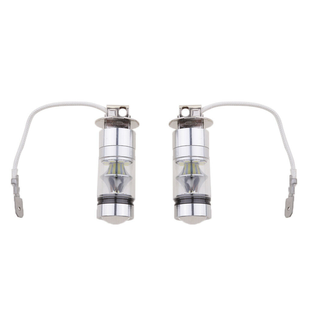 2pcs White H3 Car Auto Lighting Headlight Light Bulb Stable Performance