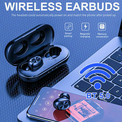 Stereo Mini Earbuds TWS Headphones Bluetooth 5.0 HeadsetWireless Earphones