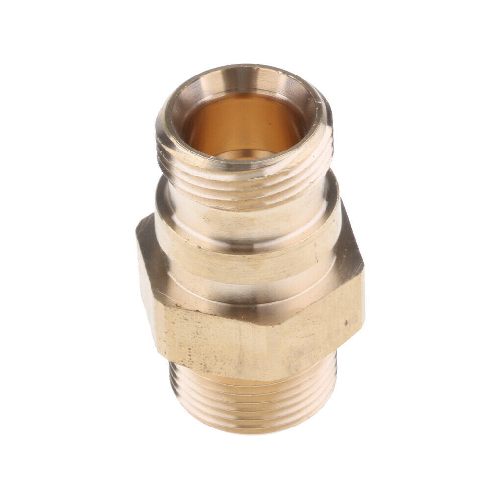 Pressure Washer Connector 22mm Male to 22mm Male Brass Coupling High Quality,