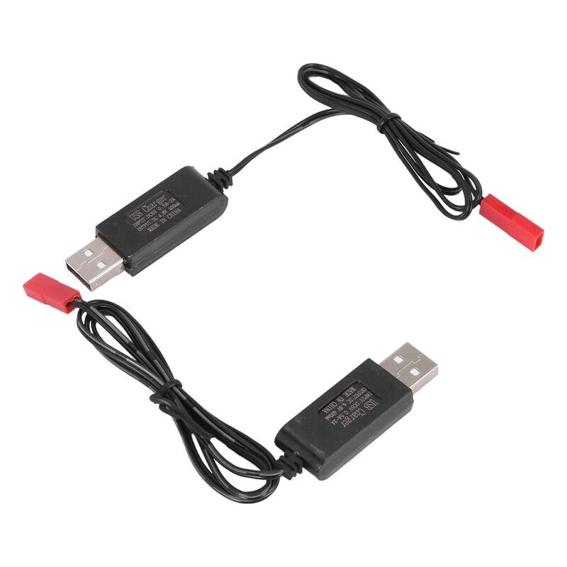 Sm-2P Positive Usb Charging Cable For Rc Car 4.8V 250Ma Ni-Mh Ni-Cd Battery W1A1