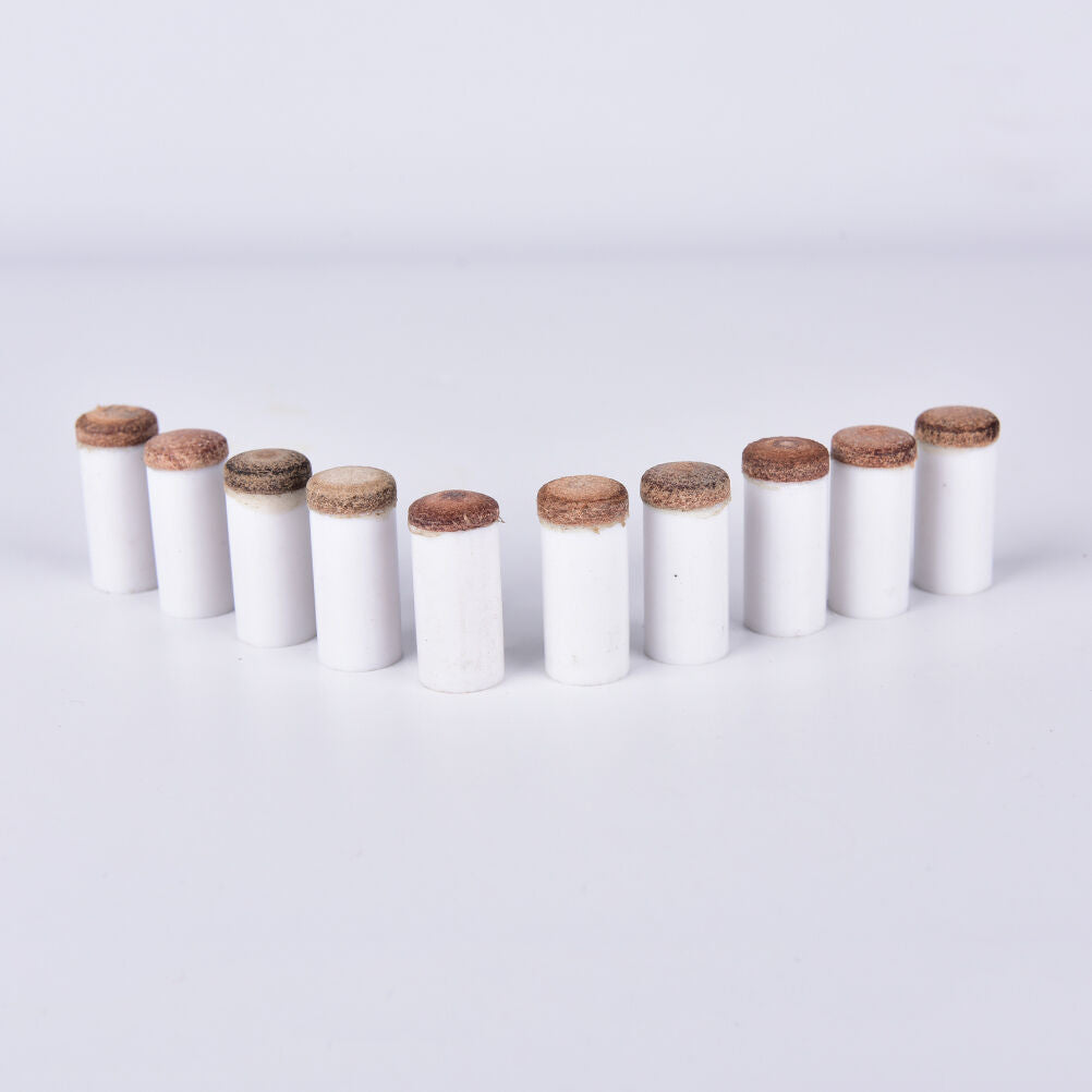 10Pcs/lot durable snooker supplies billiard replacement tips bar pool cue 13mmDD