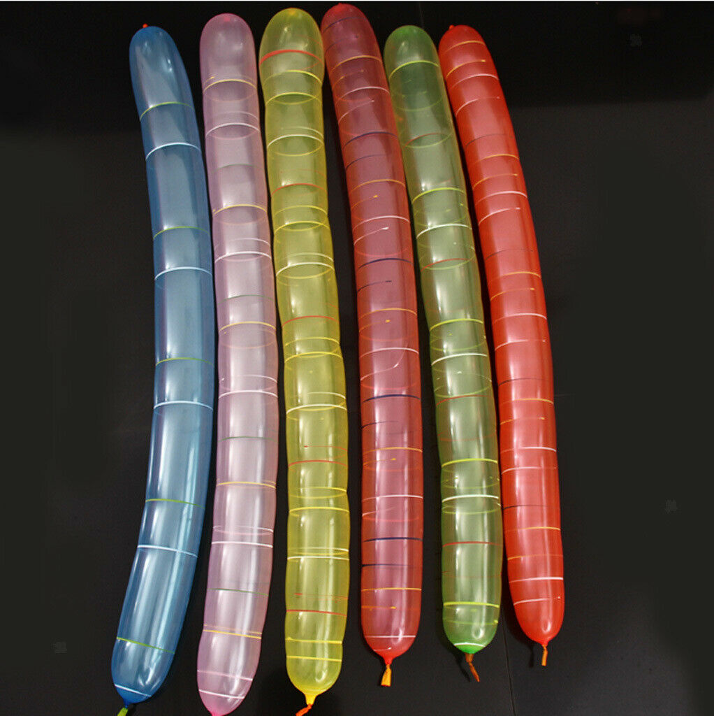 40 Pack Rocket Balloons, Flying Balloon Giant Rocket Balloons with Whistling