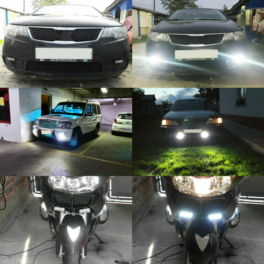 High Bright LED Work Lamp Fog Daytime Running Light Car Motorcycle Universal