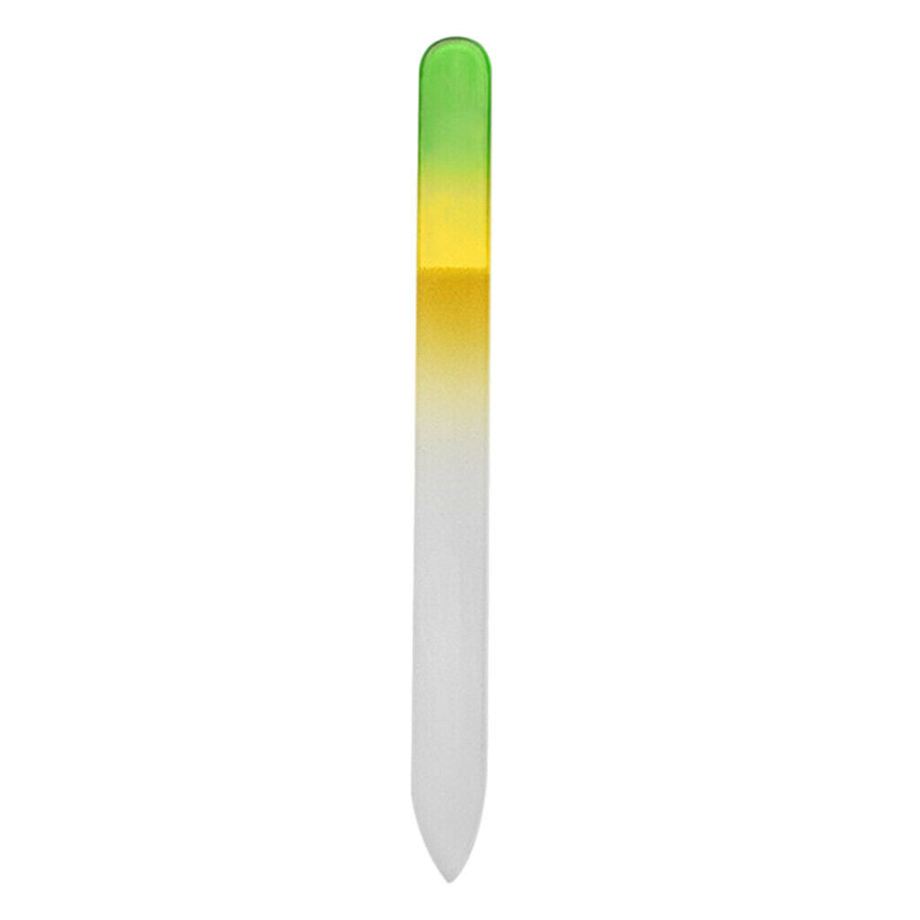Washable  Glass Nail Files Precision UV Gel Nails Buffer Buffing Tools