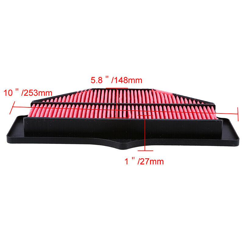 1PC Fit For Suzuki GSR400 Motorcycle Dirtbike Air Filter intake Cleaner Replace