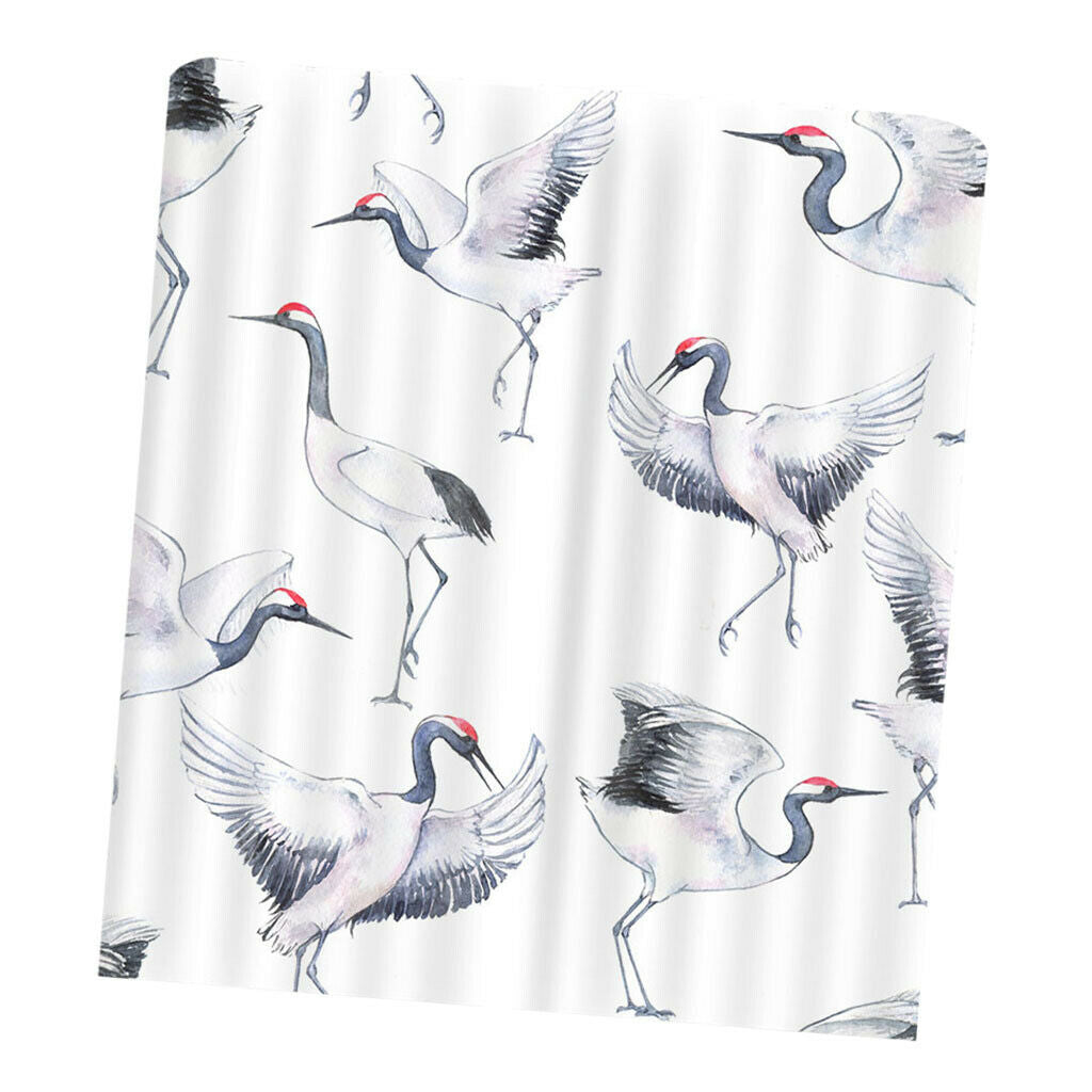 Art Colorful Waterproof Shower Curtain Bath Curtain Bath Decor with Hook 1