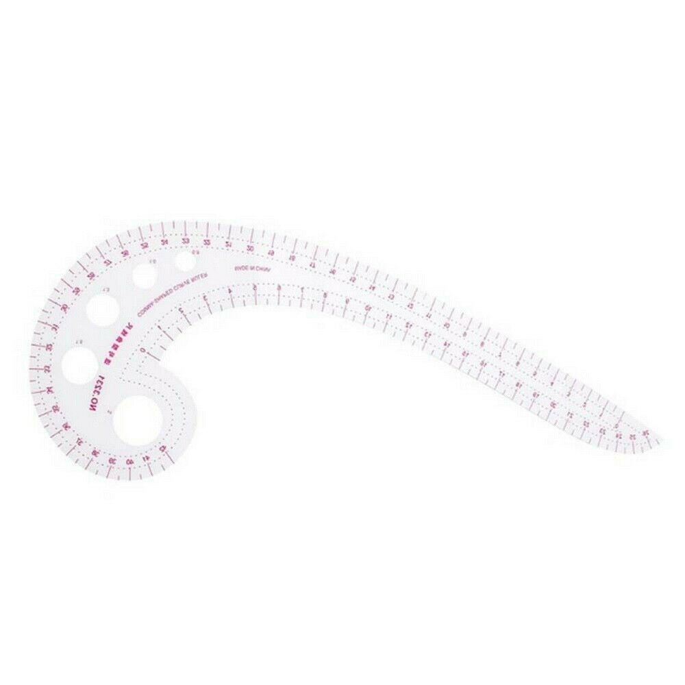 Sewing Tool Soft Plastic Comma Curve Ruler Styling Design Ruler French Curve