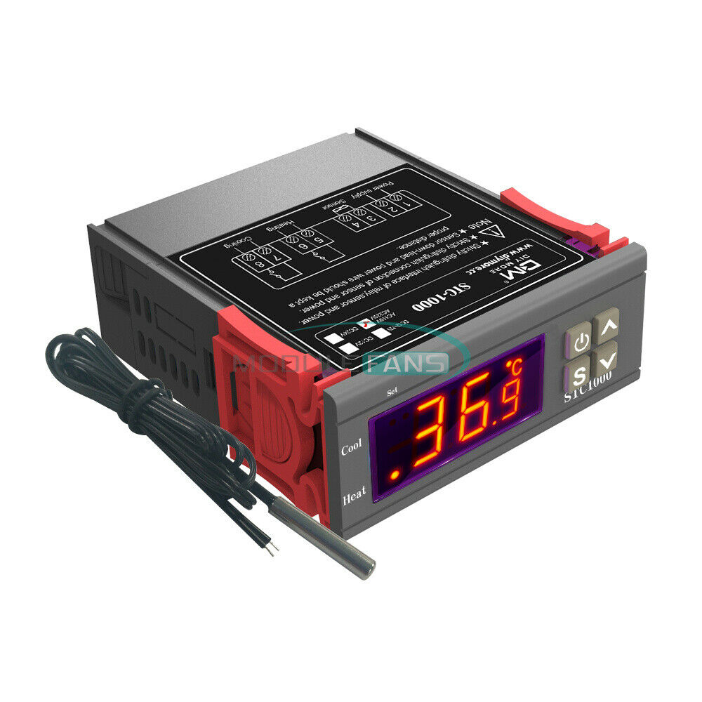 Expansion board module STC-1000 Digital Thermostat AC 110-220V NTC Red Display