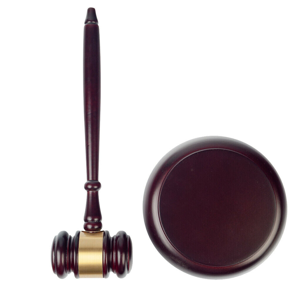 Handmade Auction Gavels, Wood Gavel and Block Set for Lawyers,Judges