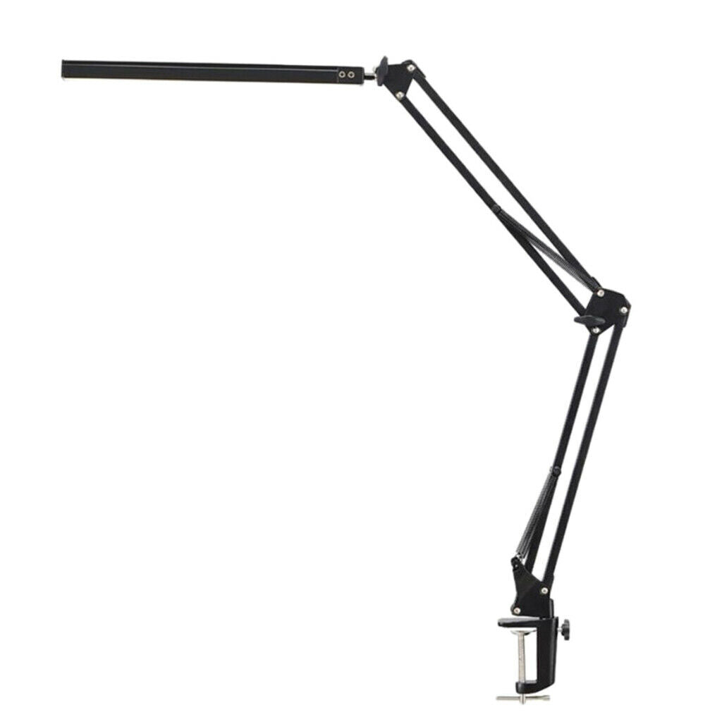 Bedroom USB Flexible Arm Study LED Light w/ Clamp Desk Lamp Dimmable Office