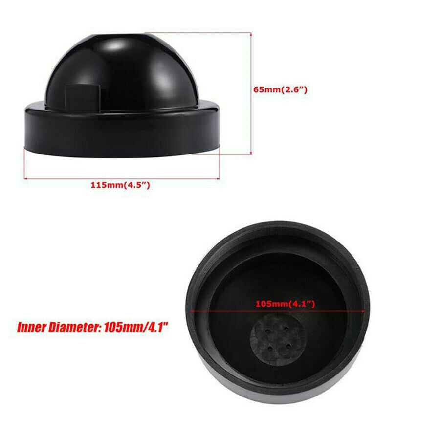 1 Pair 105mm Rubber Seal Cap for Headlights or Fog Lights Prevent Moisture &Dust