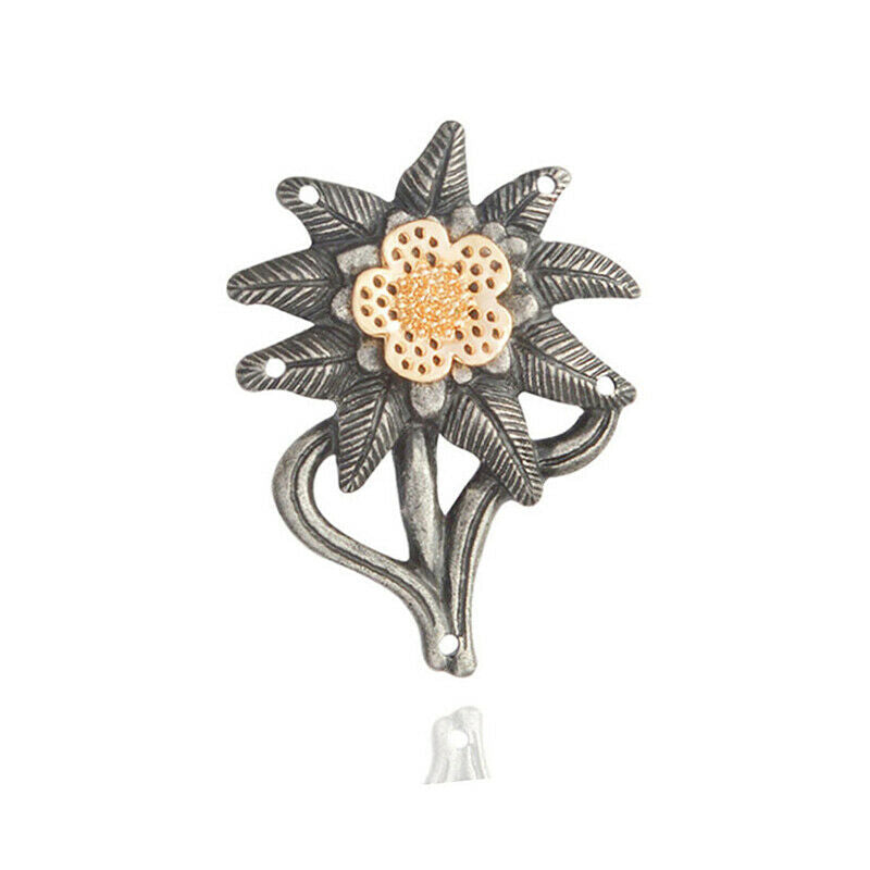 Edelweiss Mountain Troops Ancient Simple color Flower brooches Badges for.l8
