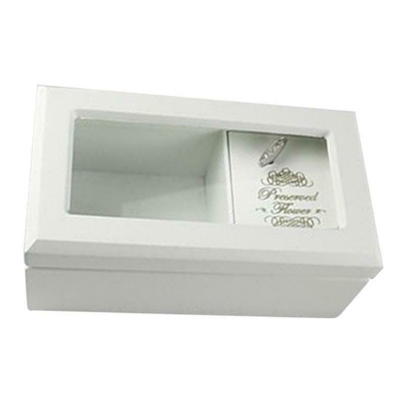 Musical Wooden Jewelry Box Organizer Jewelry Display Jewelry Gift Box White