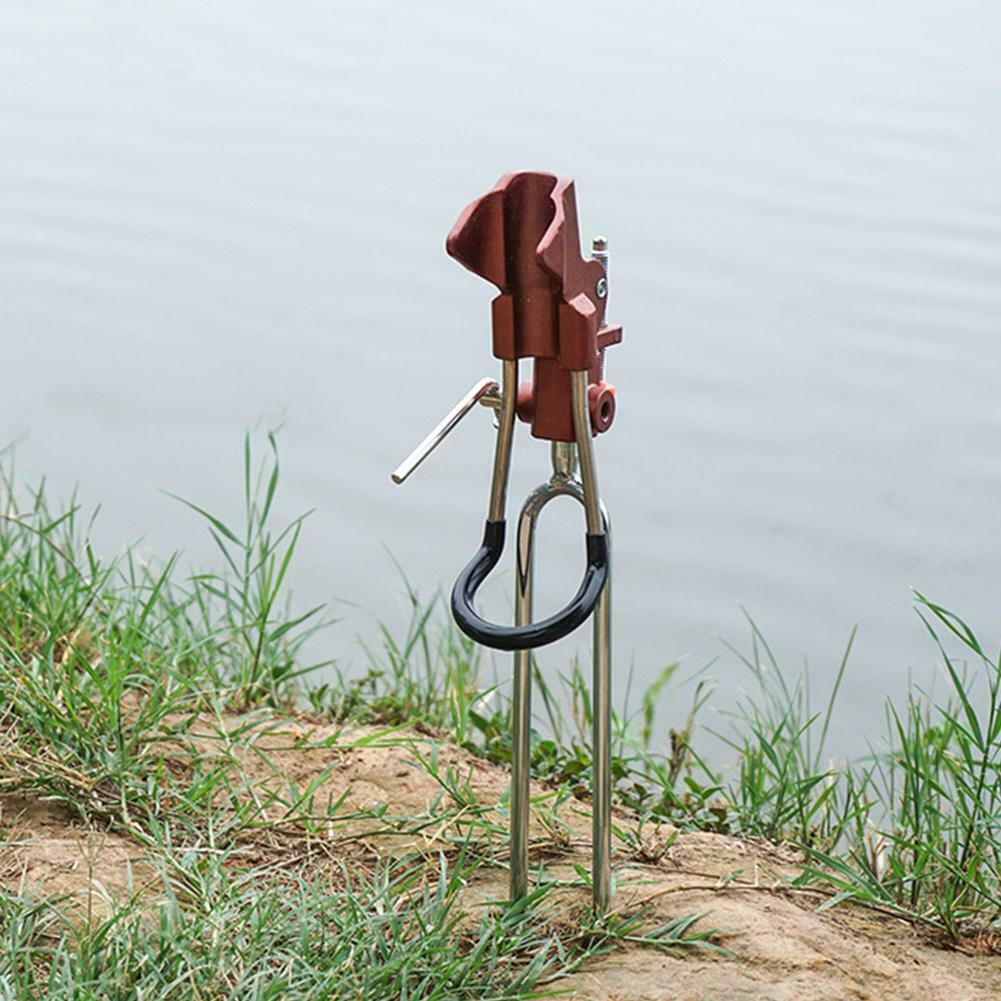 Aluminium Alloy Fishing Rod Bracket Adjustable Handle Fishing Holder Tackle @