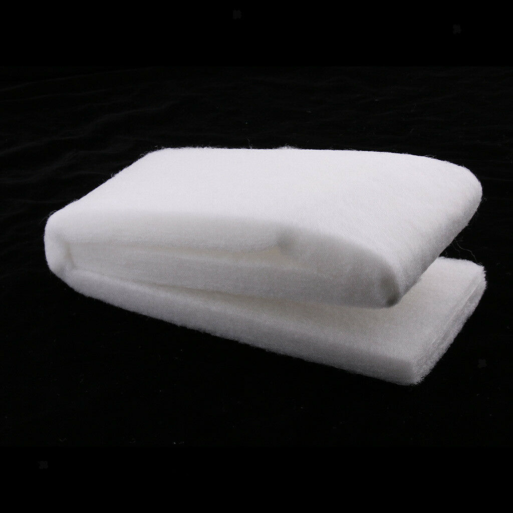 White Aquarium Filter Media Roll - Density Aquarium Filter Pad for Crystal Clear