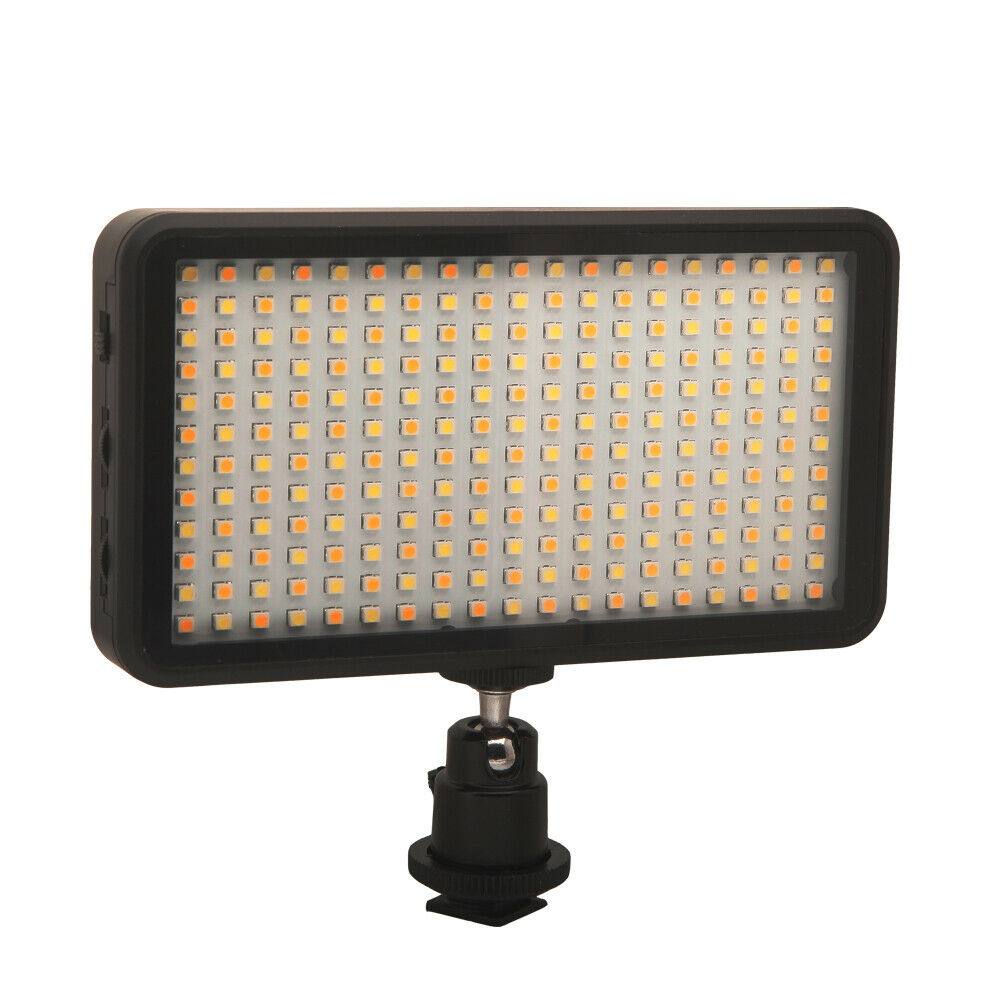 228LED Dimmable Power Panel Video Light For Digital DSLR Camera DV Camcorder