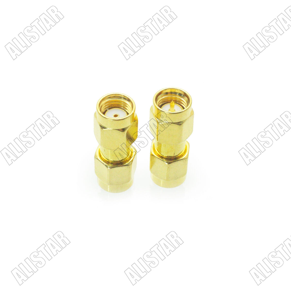 5, SMA male to RP SMA male plug female pin RF coaxial adapter Radio antenna