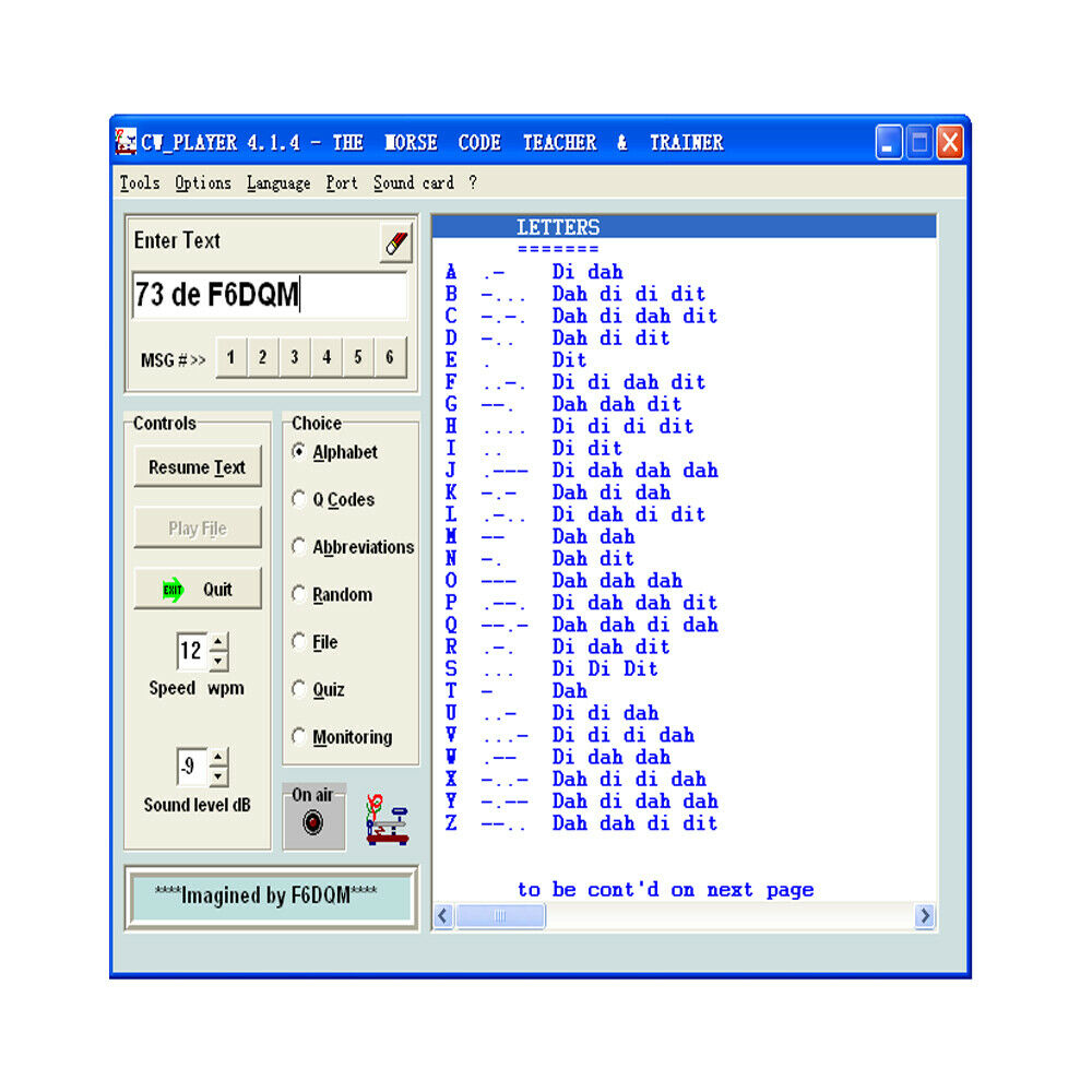 Morse Code Decoding Encoder CW Code Audio Serial Port Compiled Code Up To 54