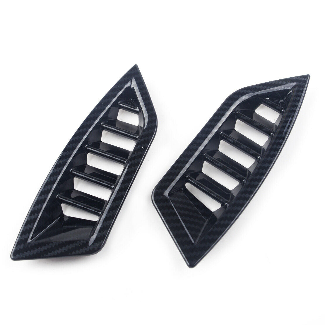 Carbon Fiber Style Air Vent Outlet Panel fit for Subaru 18 XV Crosstrek Atn