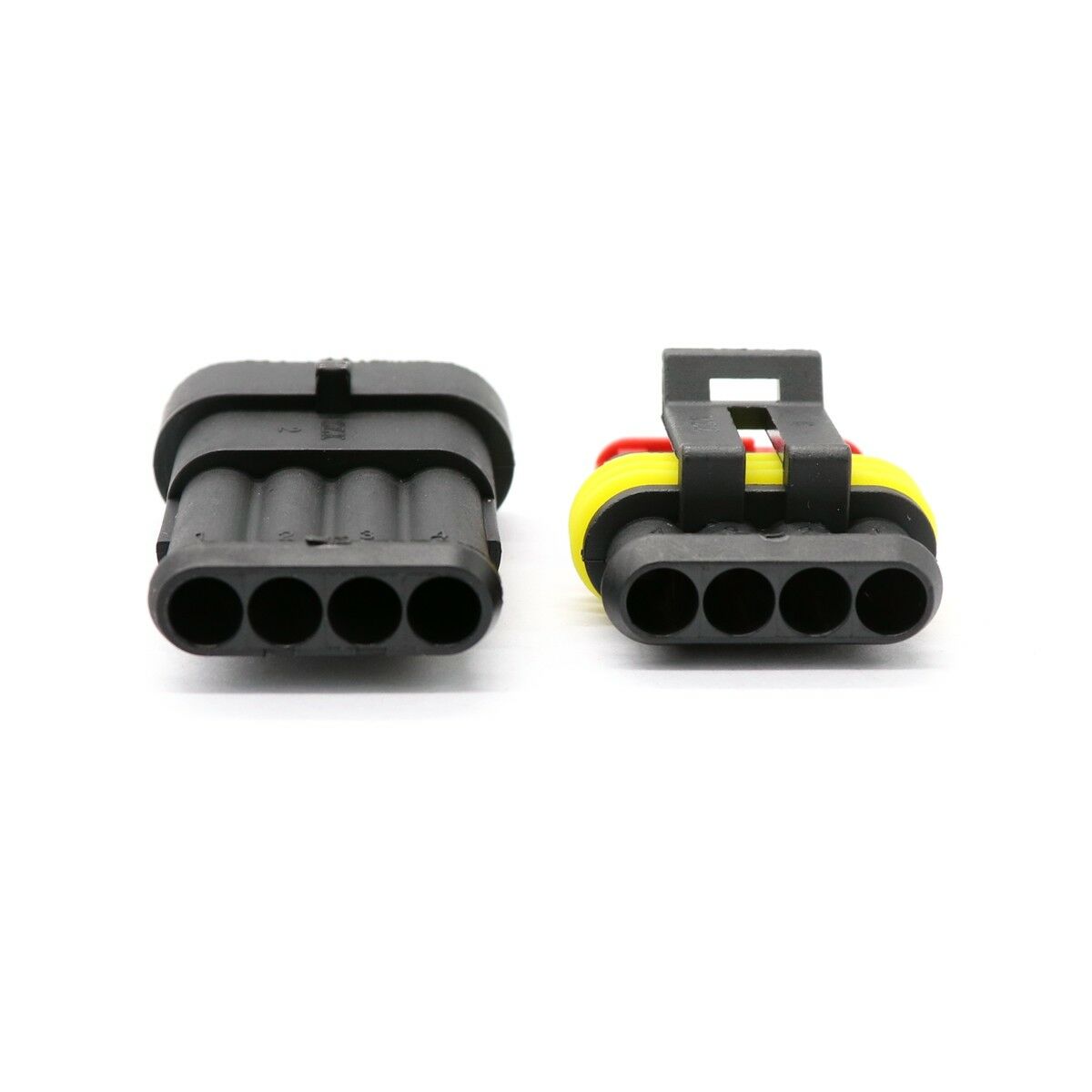 New Waterproof 5Pcs 6 Pin Way Electrical Connector 1.5mm Terminals Heat Shrink