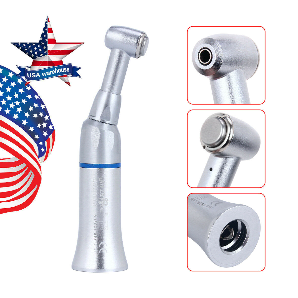 5Pcs NSK Style Dental Low Speed Handpiece Surgical Contra Angle Push Button JD