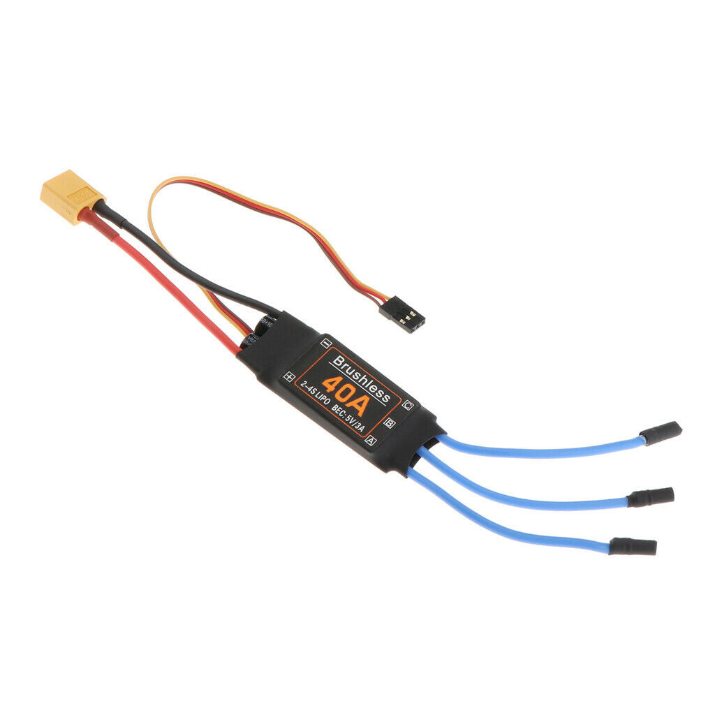 40A Brushless ESC  Controller Motor RC Quad Toys Parts Accessories