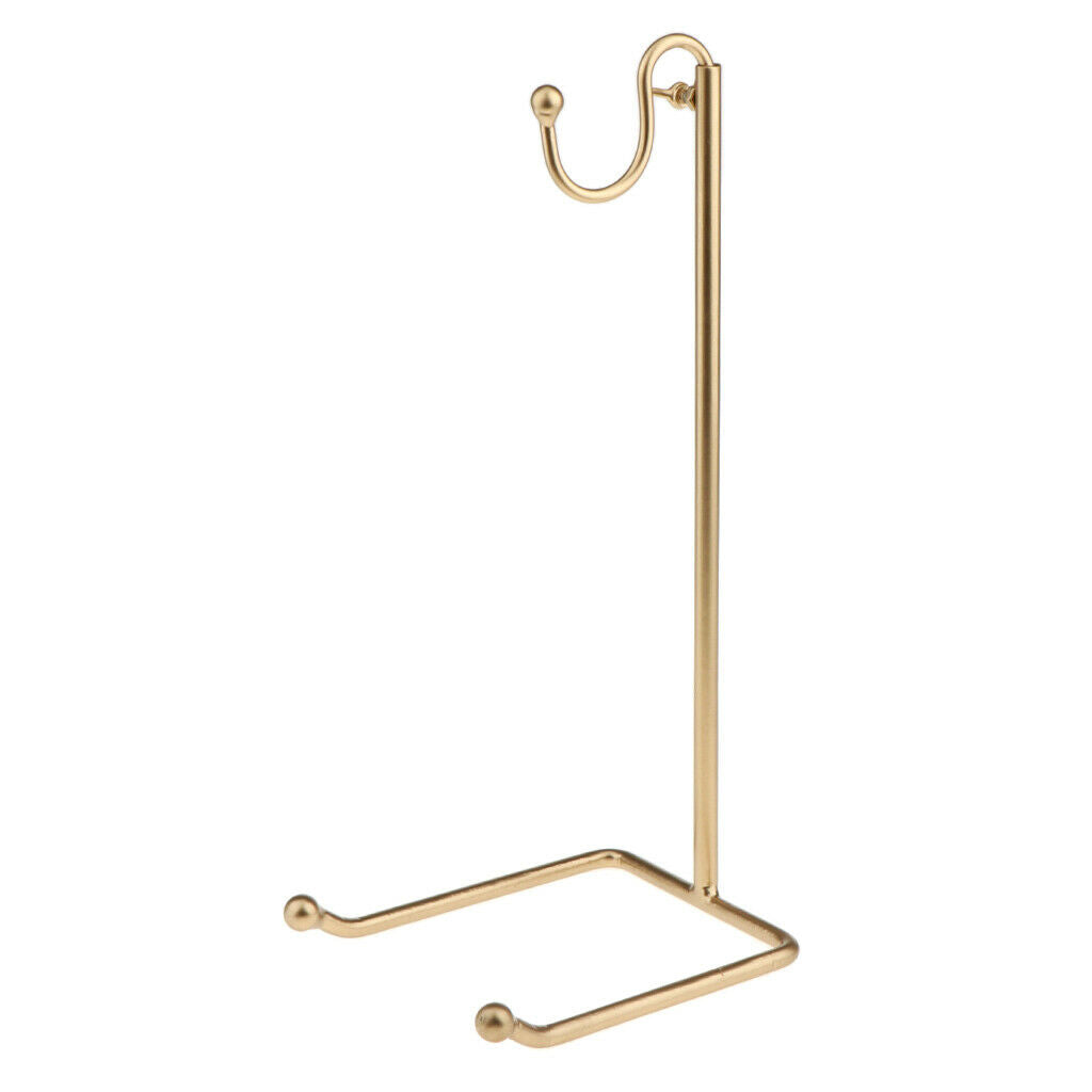 Stainless Stable Adjustable Handbag Scarf Display Stand Rack Bag Purse Shelf