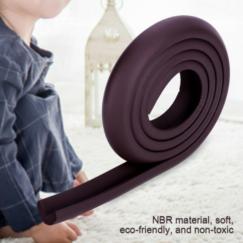 Kids Baby Safety Foam Rubber Bumper Strip Safety Table Edge Corner Protector 2M