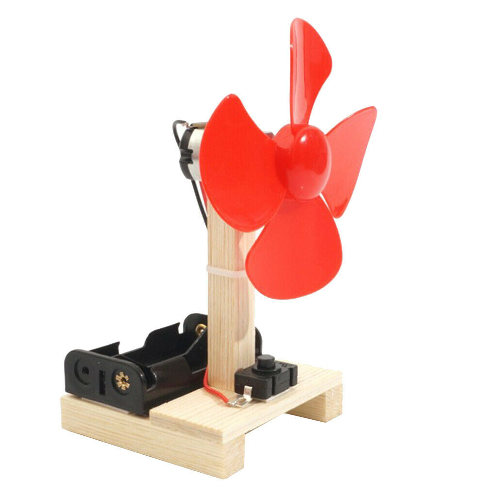 DC Motor Kit Kids DIY Mini Electric Motor Shaft Blades Propeller, Science