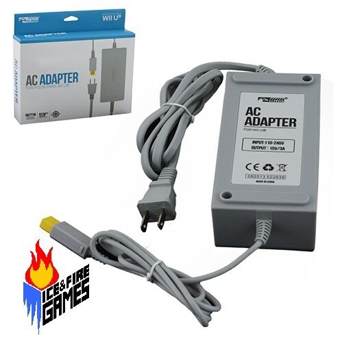 AC Adapter for Nintendo Wii U Console - New in Box - System Power Cord
