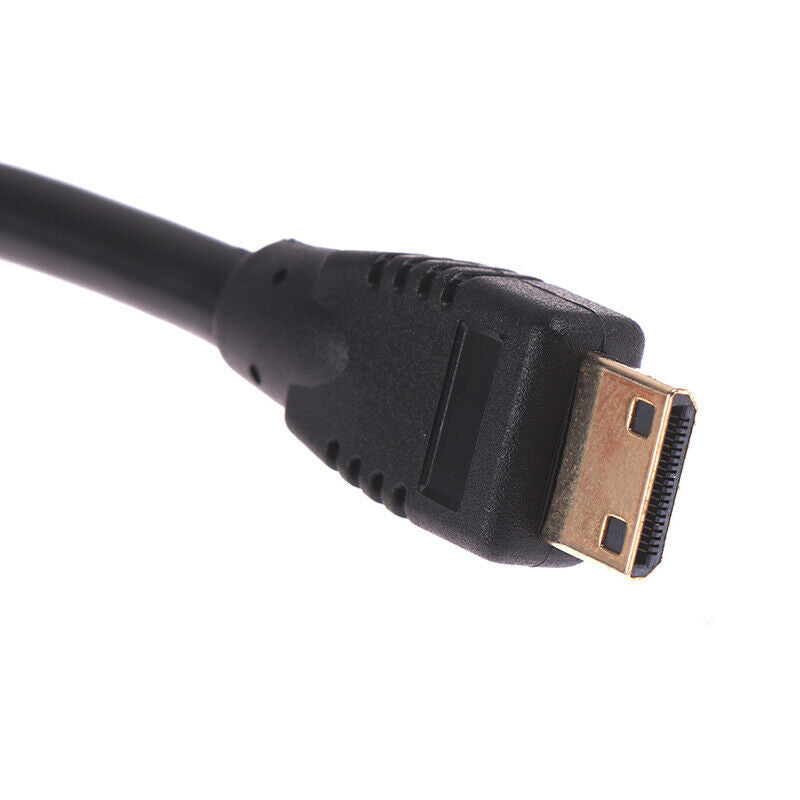 20CM Mini HDMI Male to HDMI Female Adapter Connect Cable Cord 1080P WU G3MOWI WF