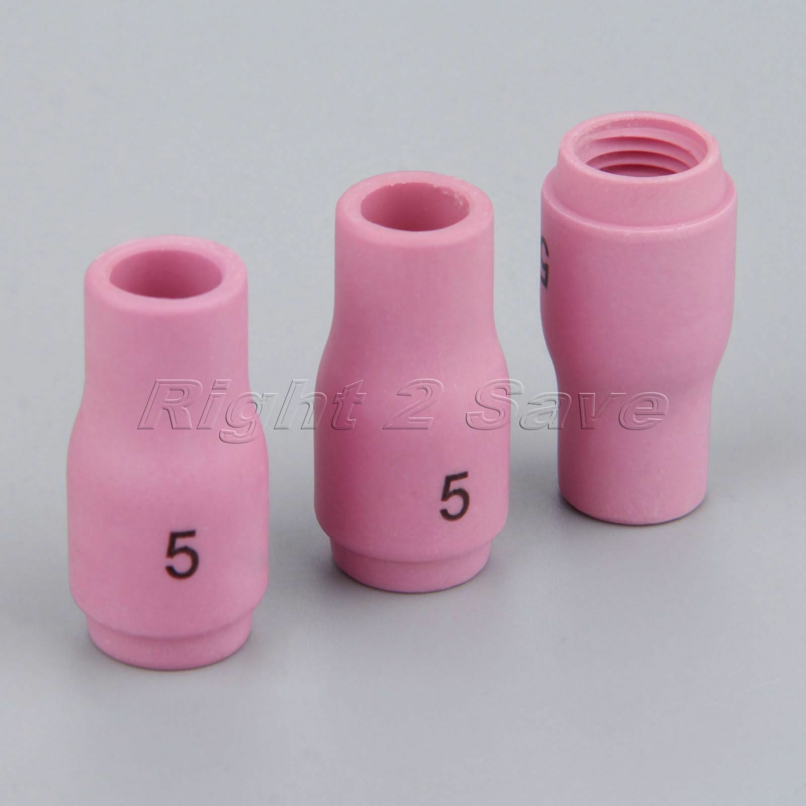 New 10pcs 13N09 #5 TIG Alumina Ceramic Cup For Use With 9 20 And 25 Torches