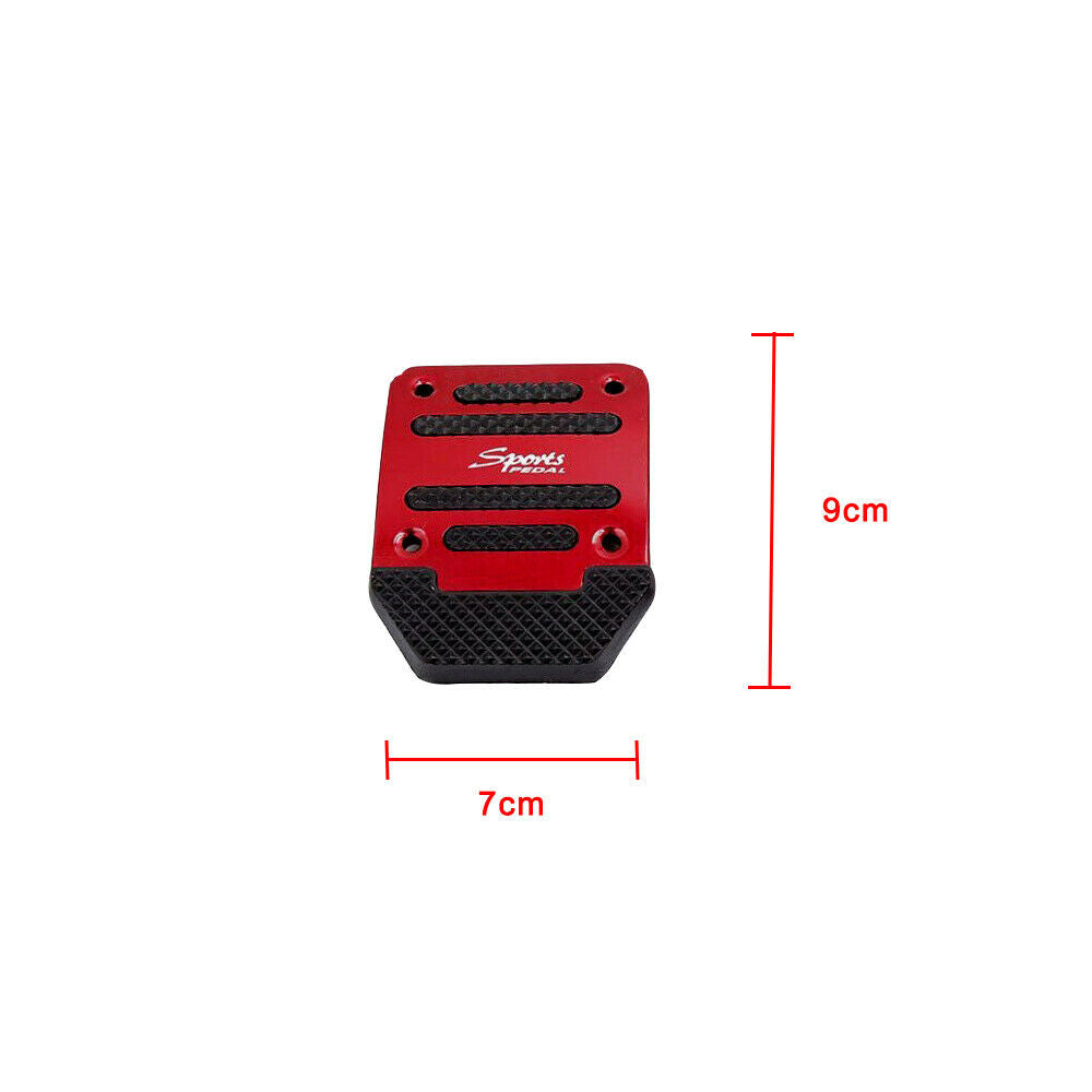 1 Set Red Universal Pedals Pad Cover Car Interior Decor Car Accessories Durable