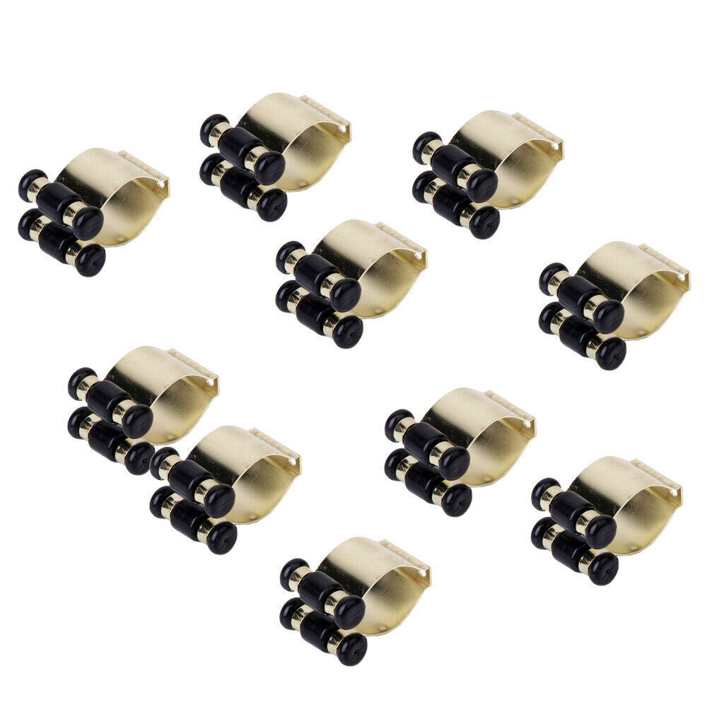 Billiards Snooker Cue Locating Clips Holder for Pool Cue Racks Set (10 Pack,