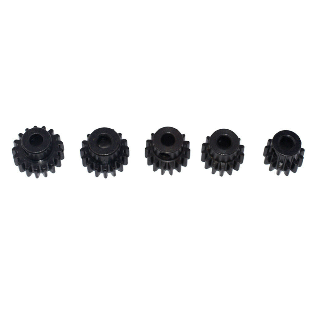 5x 13T 14T 15T 16T 17T Pinion 25DP Motor Gears Set for 1/8 RC Car Buggy Accs